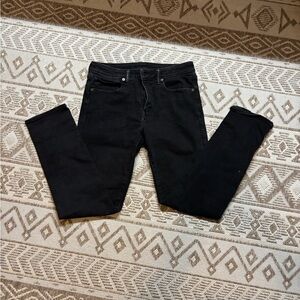 Men's Black Jeans 32x32 Slim Straight